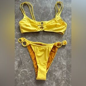 Livytone Yellow Two Piece Swimsuit